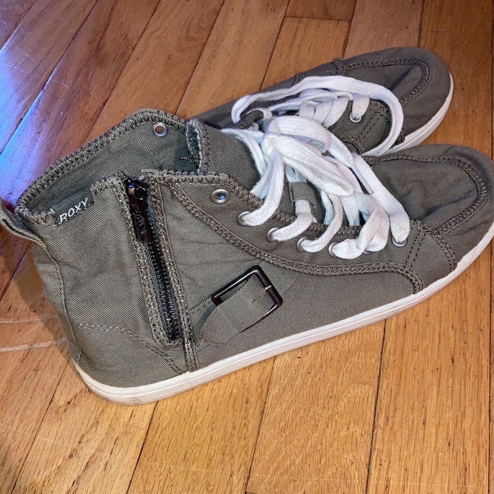 Roxy high top sneakers.